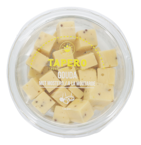 Tapero Gouda Mosterd kubus 150g