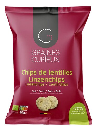 GRAINES DE CURIEUX Linzenchip Zo.Bio 85g