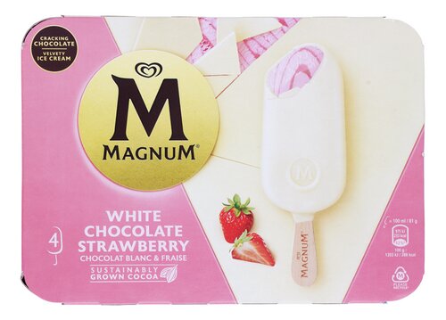 MAGNUM Fraise et chocolat blanc