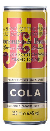 J&B Whisky-cola 6,4% can