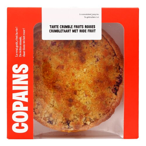 COPAINS Crumbletaart Rood fruit
