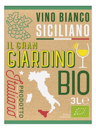 IL GRAN GIARDINO Sicilië wit Bio BIB