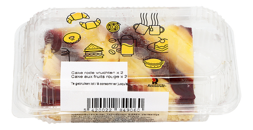  Gâteau carré aux cerises