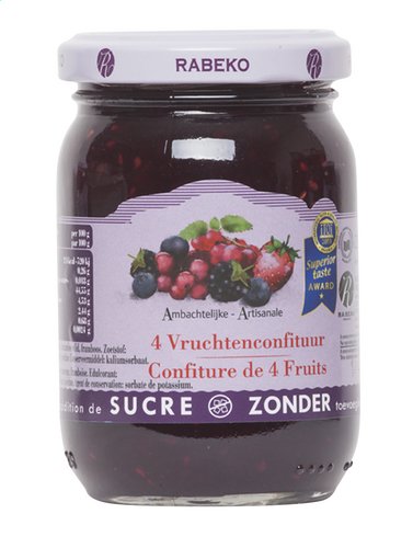 RABEKO conf. 4 fruits sans sucre
