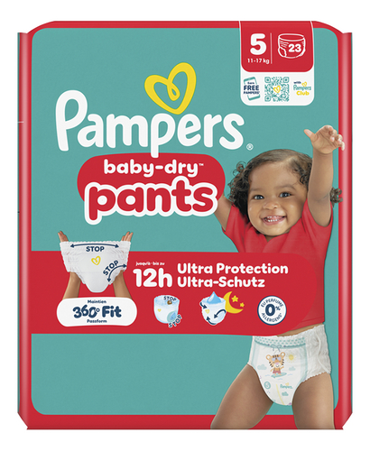 PAMPERS Baby Dry Pants t5 12-17kg