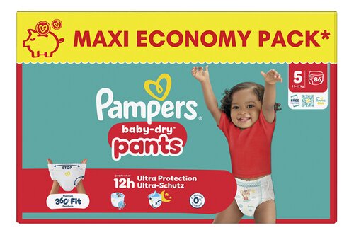 Pampers Baby dry pants M5 econ.