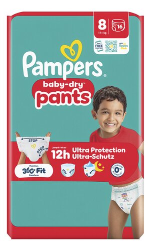 Pampers Baby dry pants M8