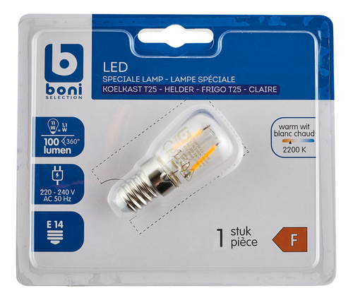 BONI filament frigo T25 E14 1,1W 100lm