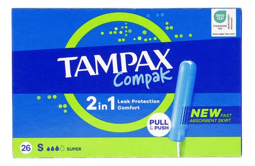 TAMPAX COMPAK tampons super