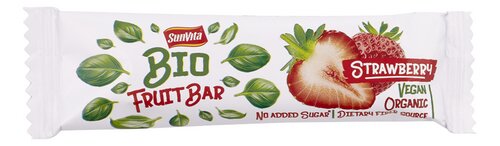 SUNVITA barre fruits fraise bio