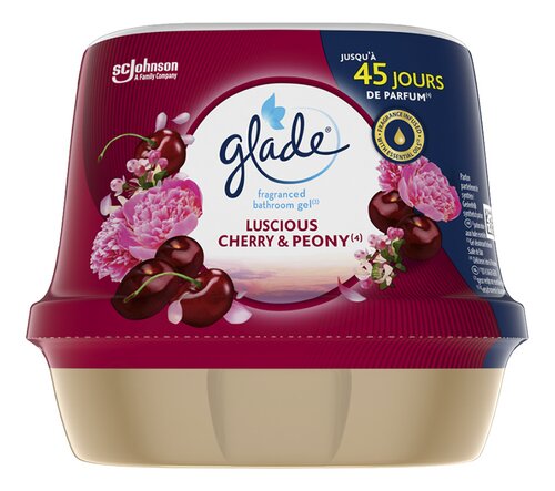 Glade bathroom gel cherry & peony