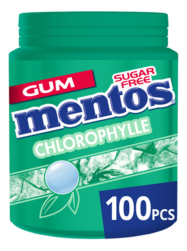 MENTOS gum chlorophyl 100pc