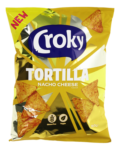 CROKY Tortilla chips Nacho Cheese