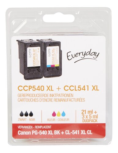 EVERYDAY Canon XL PG-540 Bl/CL-541 Col