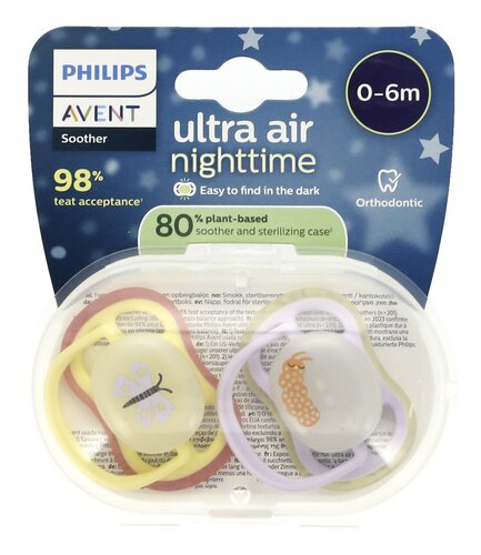AVENT fopspeen Air Night +0m mix