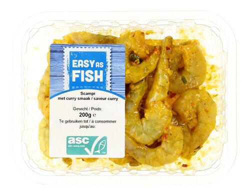 PURE FISH Scampi curry