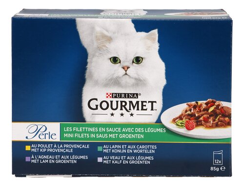 Sachets pour Chat en sauce double délice -Viande et Poisson