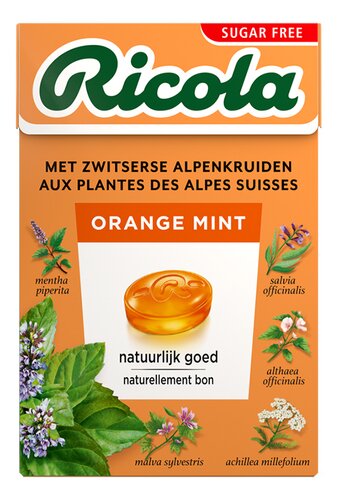 RICOLA bonbon orange menthe ss