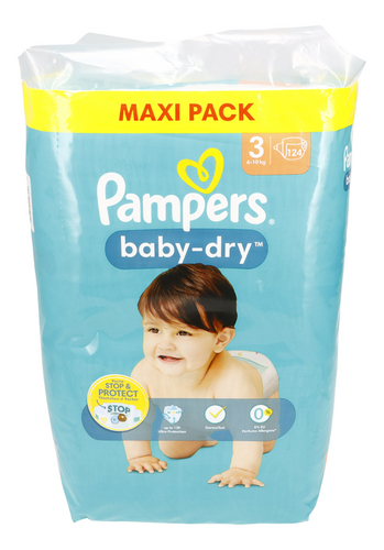 Pampers Baby Dry - 42 Couches - Taille 3