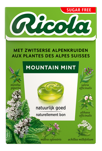 RICOLA pastille bergmunt suikervrij