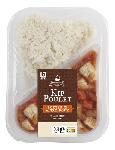 BONI kip zoetzuur saus rijst