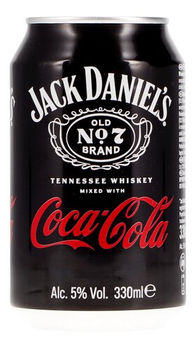 COCA-COLA Jack Daniels 5% can