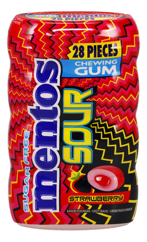 MENTOS Gum Sour Strawberry