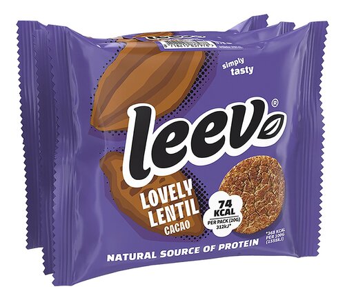 LEEV Gauffre d.Lentilles Cacao Bio