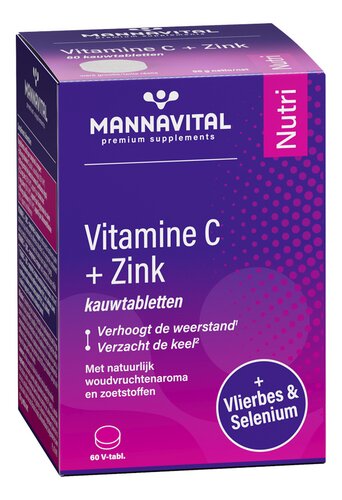 MANNAVITAL vit.C + zinc + sureau