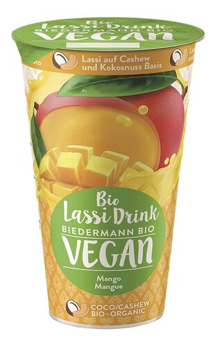 BIEDERMANN Vegan Lassi Mangue Bio