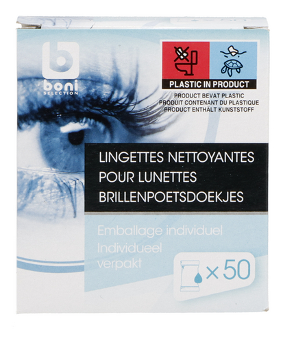 BONI Lingettes pour lunettes