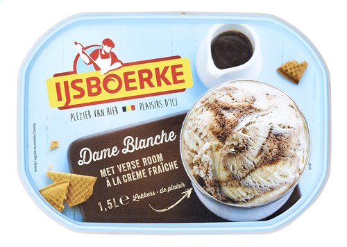 IJSBOERKE glace dame blanche