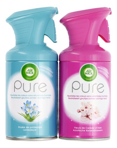 AIR WICK PURE spray Rosée/cerisier