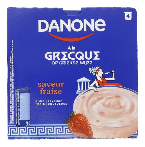 DANONE GRECQUE Yoghurt aardbei