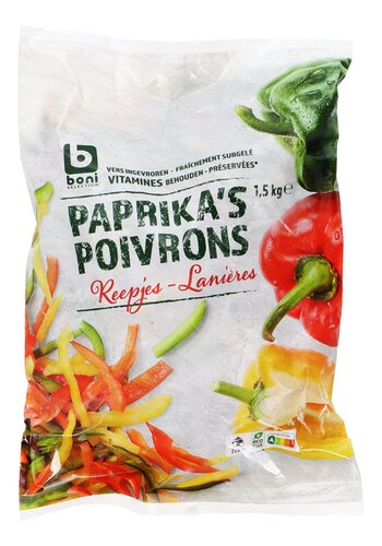 BONI paprika reepjes