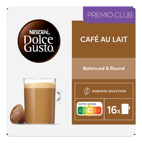 Nescafé Dolce Gusto en Nestlé Nescafé Dolce Gusto Nesquik: Caps Café au lait, Caps Lungo en 12 andere