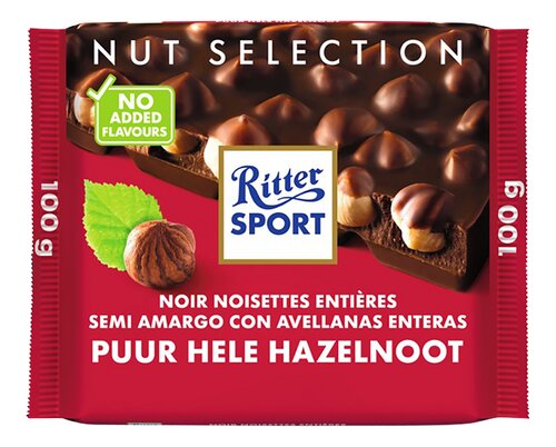 Ritter Sport Nut sel. puur hazeln.
