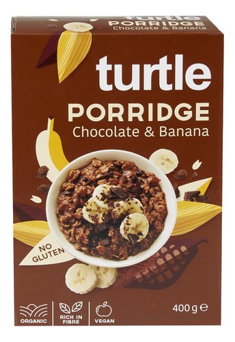 TURTLE Porridge ss glut. choco-ban.