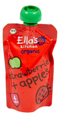 ELLA'S KITCHEN strawb.-apple.4+ bio