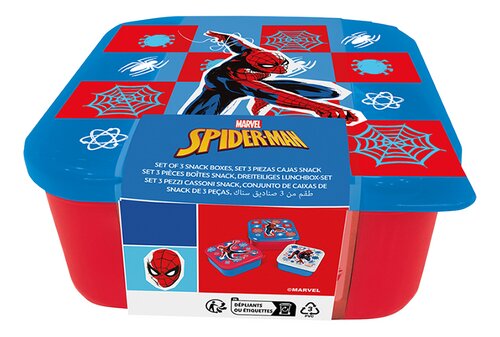 Marvel Koekendoos 3-delig, Sistema Hydrate drinkfles squeeze 620ml en 16 andere