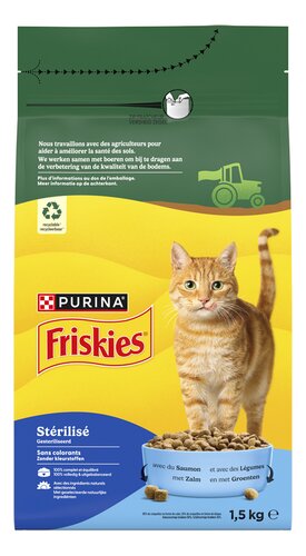 FRISKIES gester.kat zalm&groenten