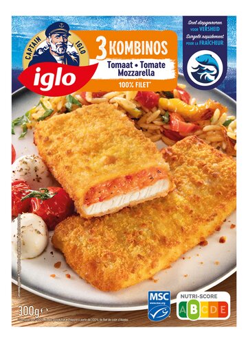 IGLO 3 kombinos tomate mozzarella