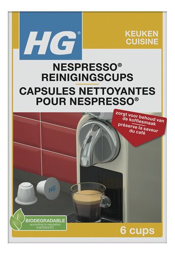HG Nespresso reinigingscups