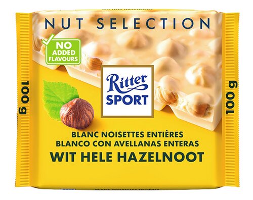 Ritter Sport Nut sel. wit hazeln.