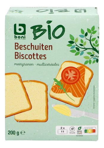 BONI BIO biscottes multicéréales