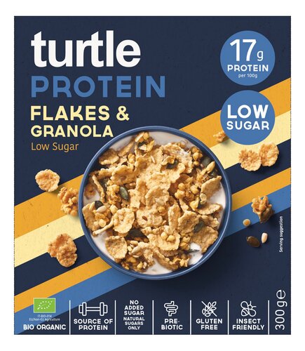 TURTLE High Pro.Fl.Gran.L.Sugar Bio 300g