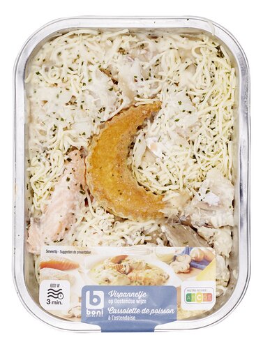 BONI gratin poisson à l'Ostendaise