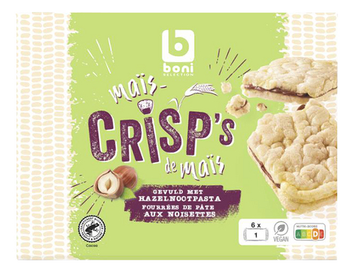 BONI Crisp's maiswafel haz.pasta