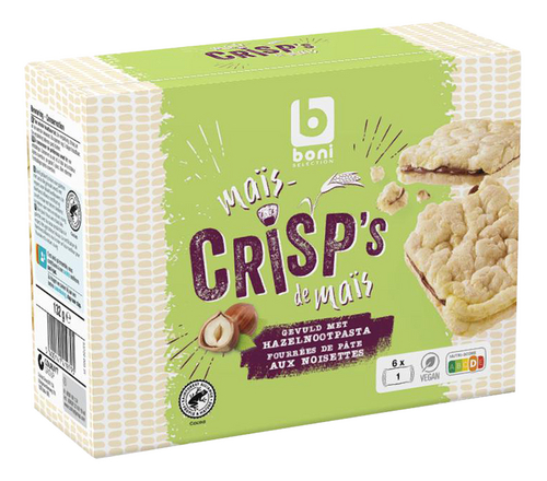 BONI Crisp's gal.maïs pâte noiset.