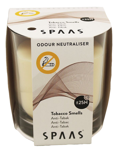 SPAAS bougie Odeur Neutraliser tabac